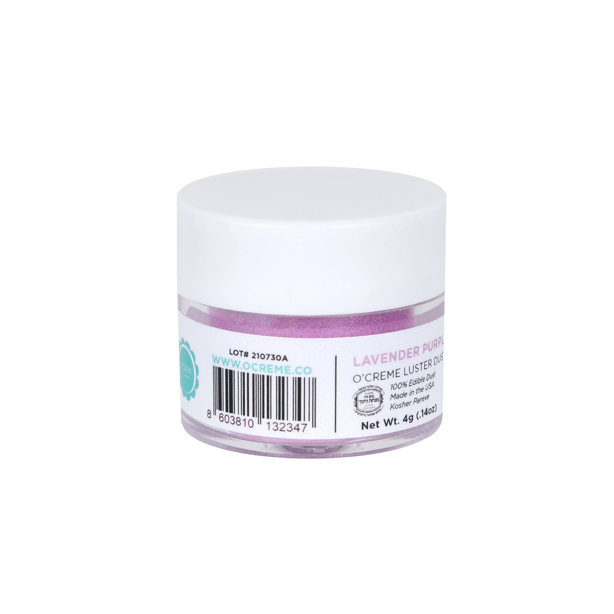 O'Creme Lavender Purple Luster Dust, 4 gr. image 1