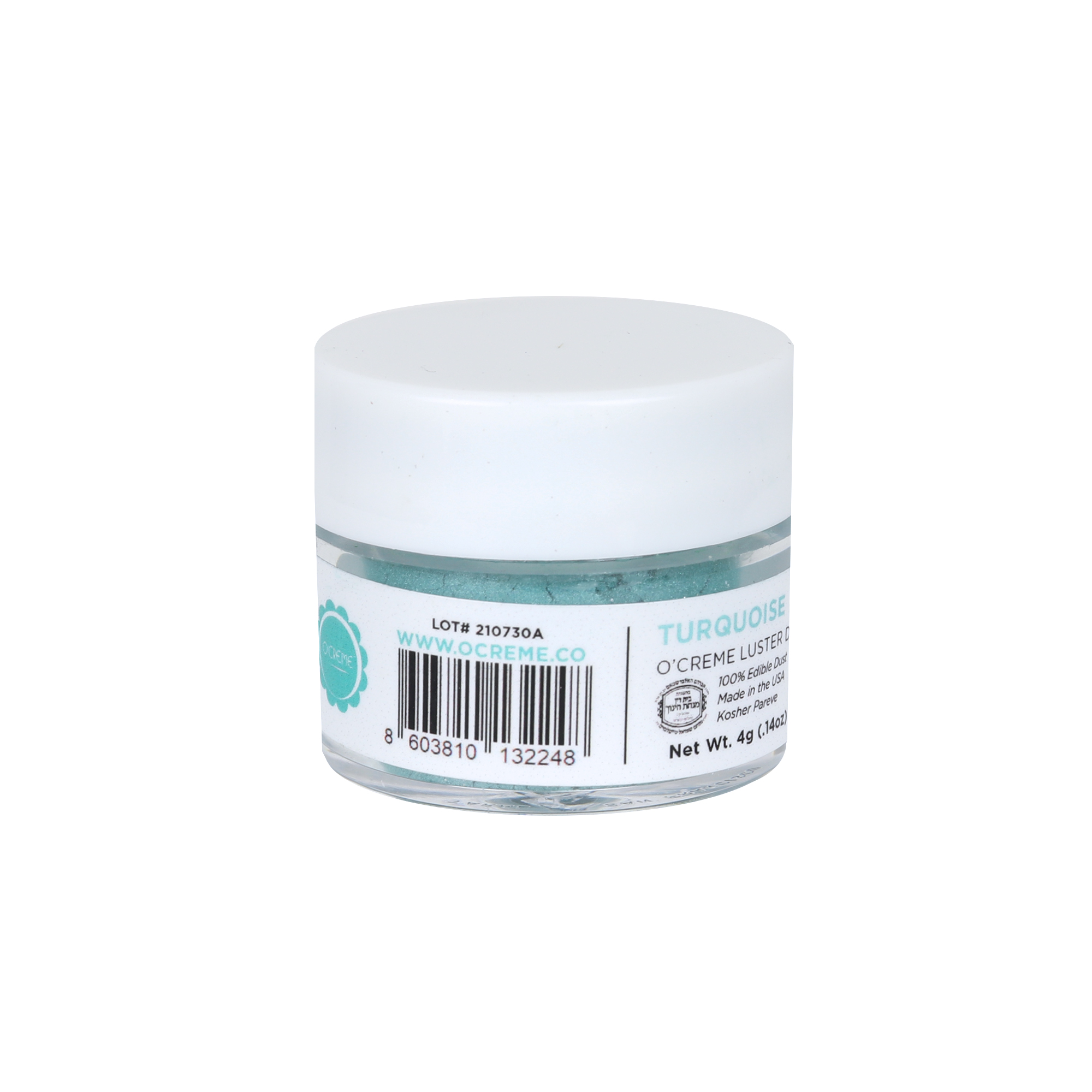 O'Creme Turquoise Luster Dust, 4 gr. image 1