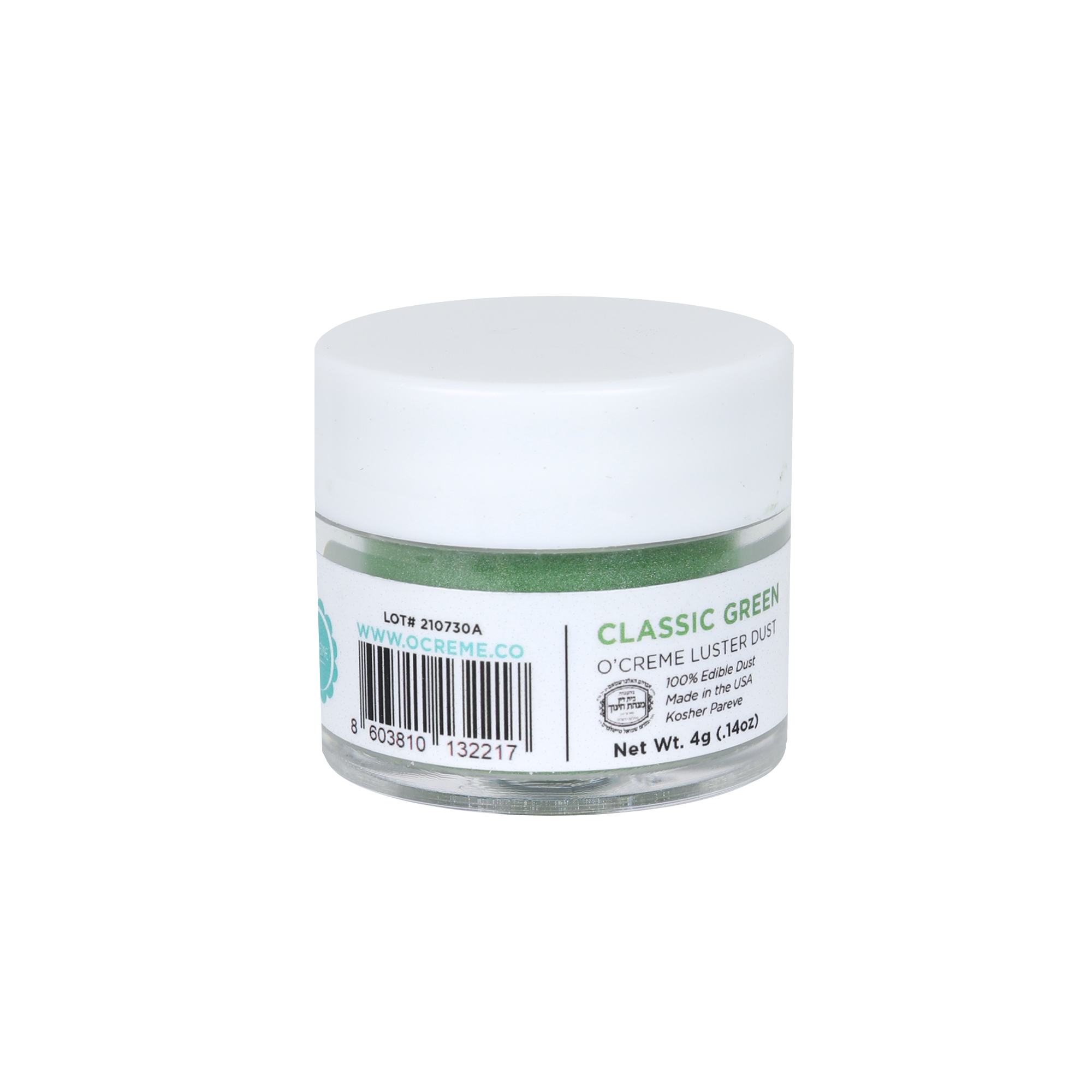 O'Creme Classic Green Luster Dust, 4 gr. image 1