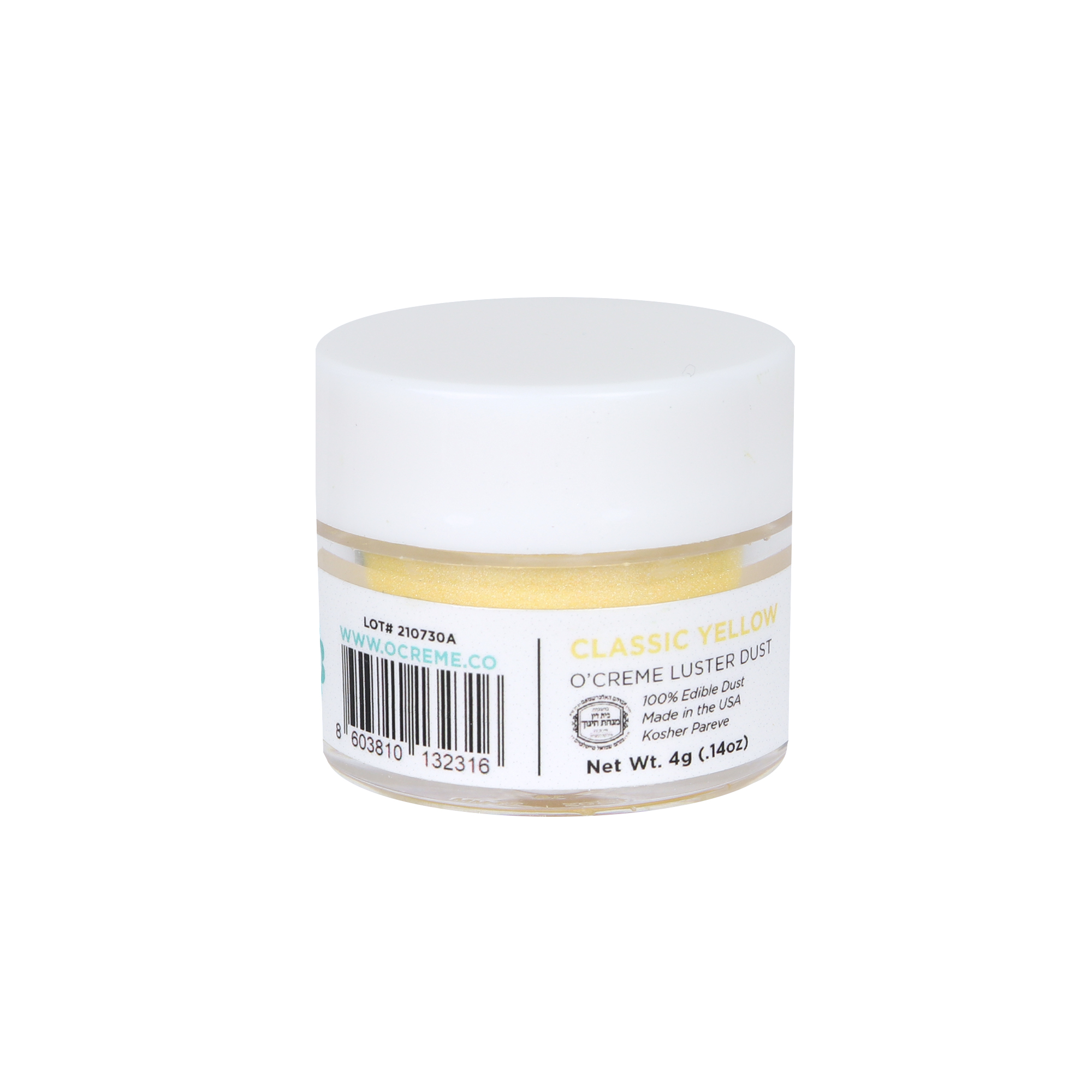 O'Creme Classic Yellow Luster Dust, 4 gr. image 1
