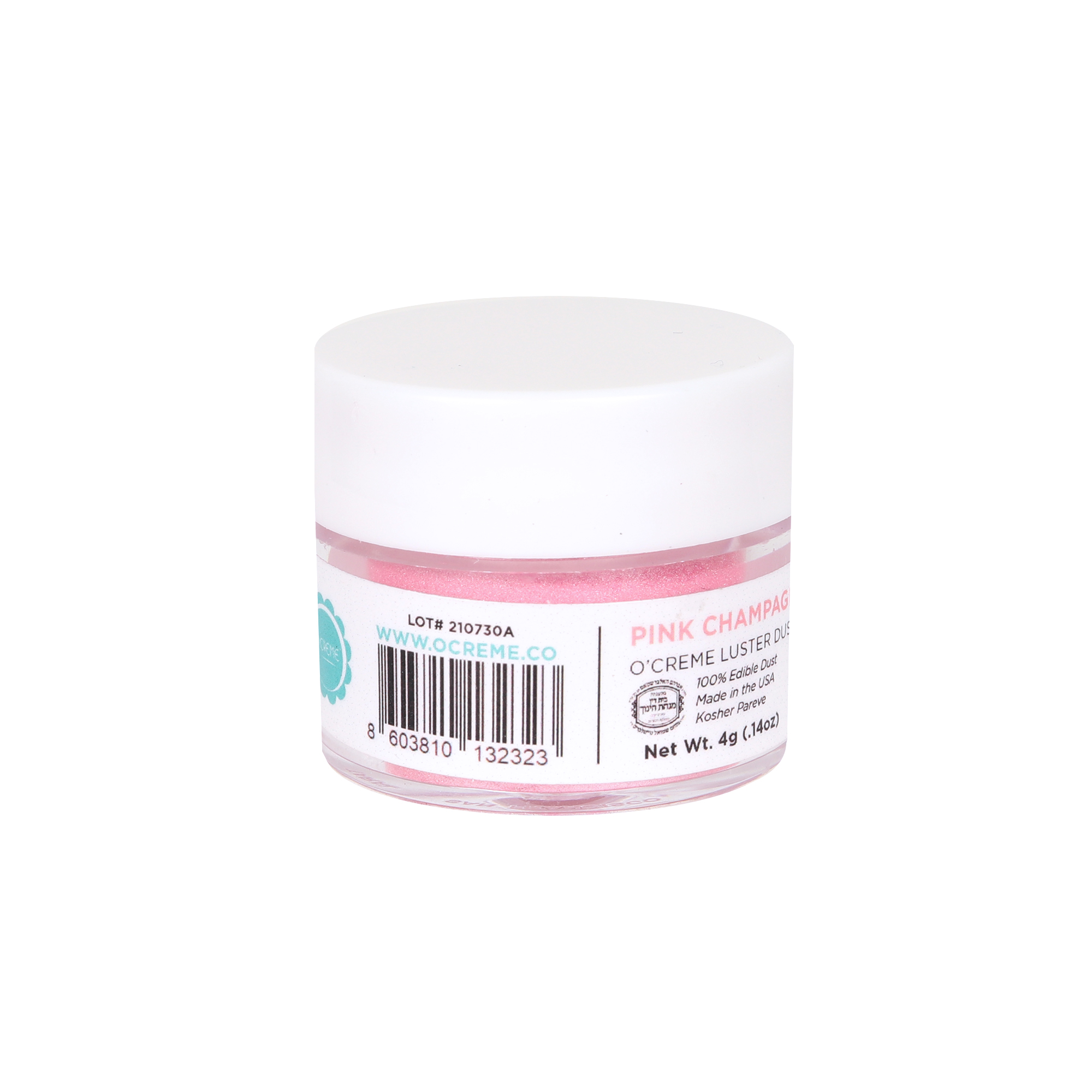 O'Creme Pink Champagne Luster Dust, 4 gr. image 1