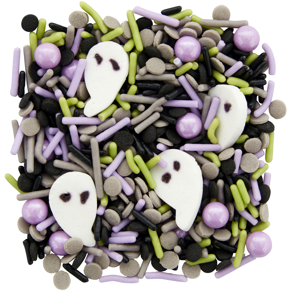 Wilton Halloween Ghost Sprinkle Mix, 3.52 oz. Sprinkle Mixes, Candy