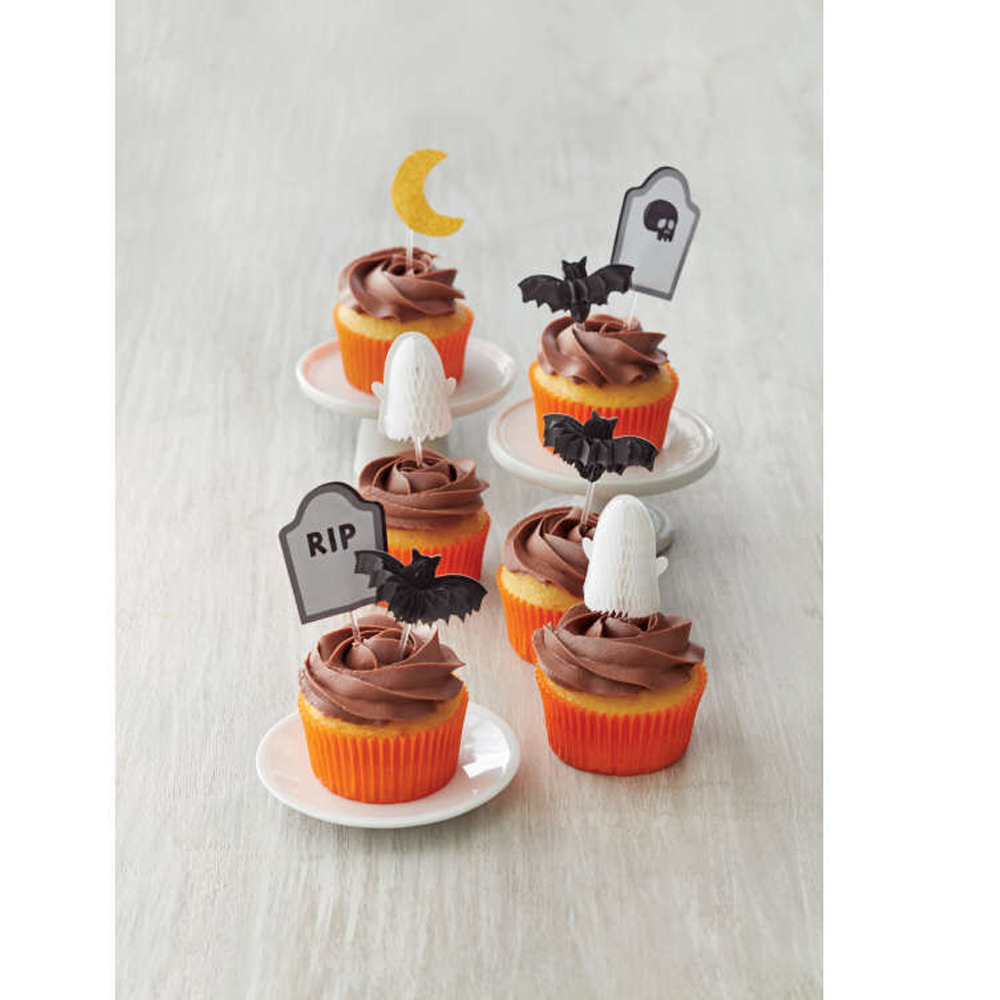 Wilton Halloween Cupcake Toppers, Pack of 8 image 2