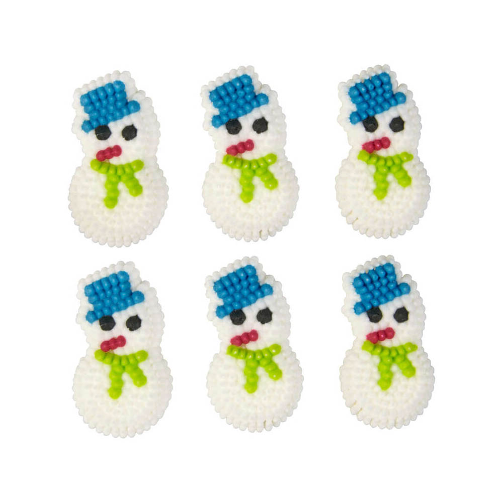Wilton Snowman Icing Decorations, Pack of 20 image 1