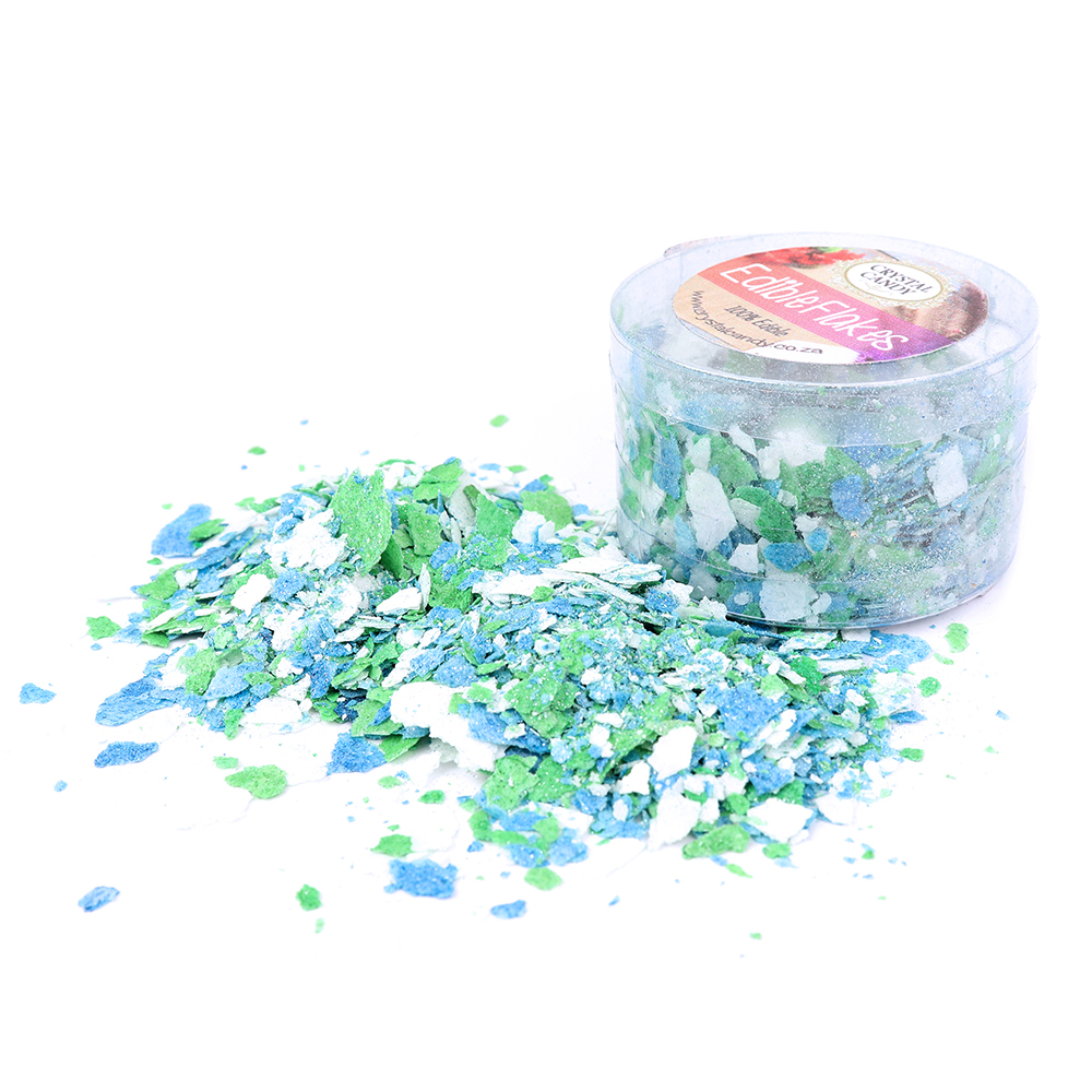 Crystal Candy Edible Flakes Mermaid Magic, 7 Grams Edible Glitter