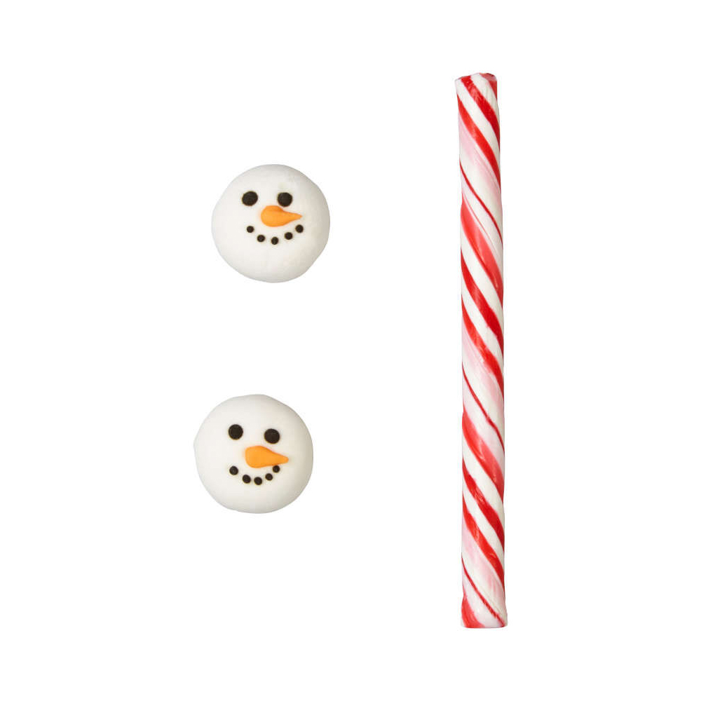 Wilton Candy Cane and Snowman Cocoa Trimming Kit, 3.8 oz. image 1