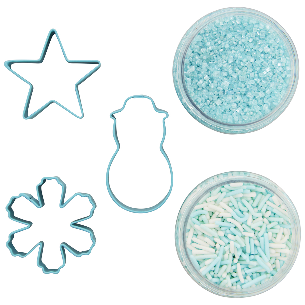 Wilton Winter Sprinkles and Cutter Set image 1