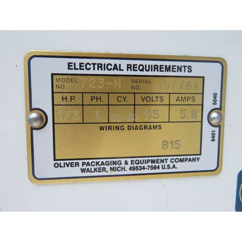 Oliver 723-N Bagel Slicer With Return Chute, Used Great Condition image 4