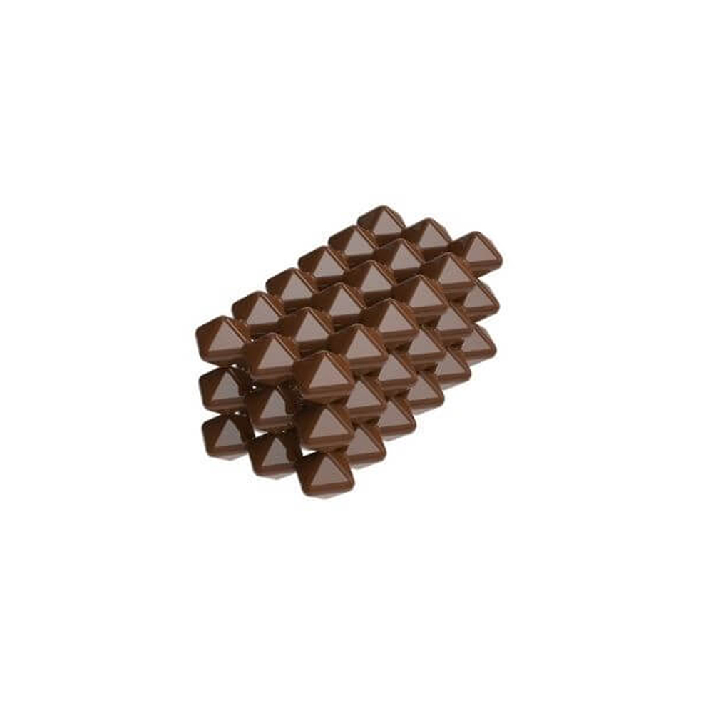 Greyas Polycarbonate Chocolate Mold, Triangle Bar, 3 Cavities image 1