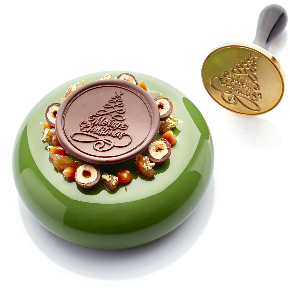 Martellato Merry Christmas Chocolate Stamp, 60 mm image 1