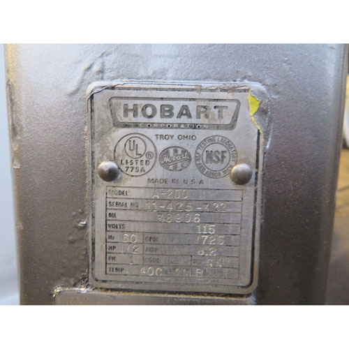 Hobart 20 Quart Mixer A200, Used Excellent Condition image 3