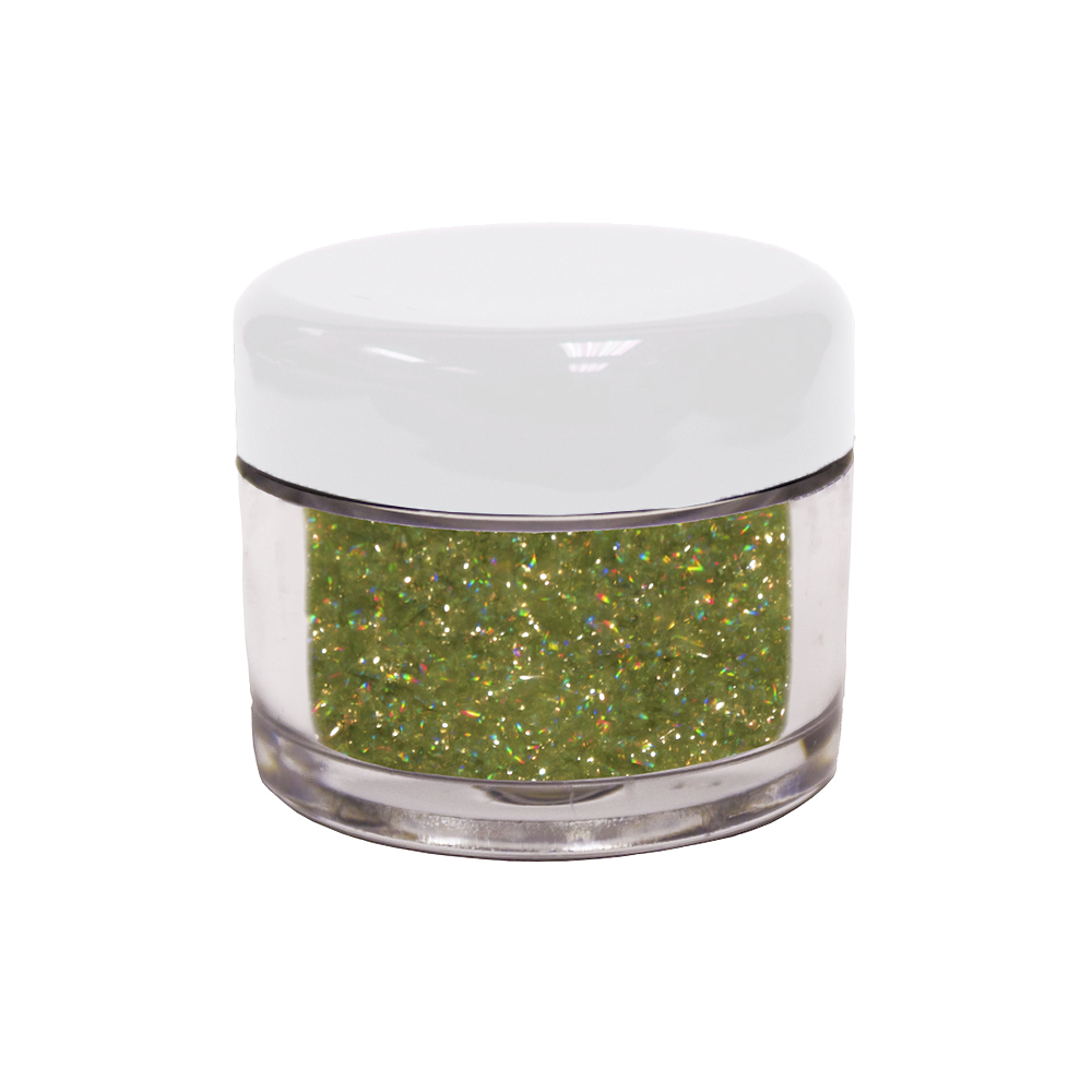 Magic Sparkles Natural Peridot Green Edible Glitter, 3 gr. image 2