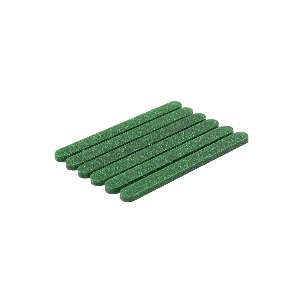 O'Creme Cakesicle Popsicle Green Glitter Acrylic Sticks, 3" - Pack of 50 image 1