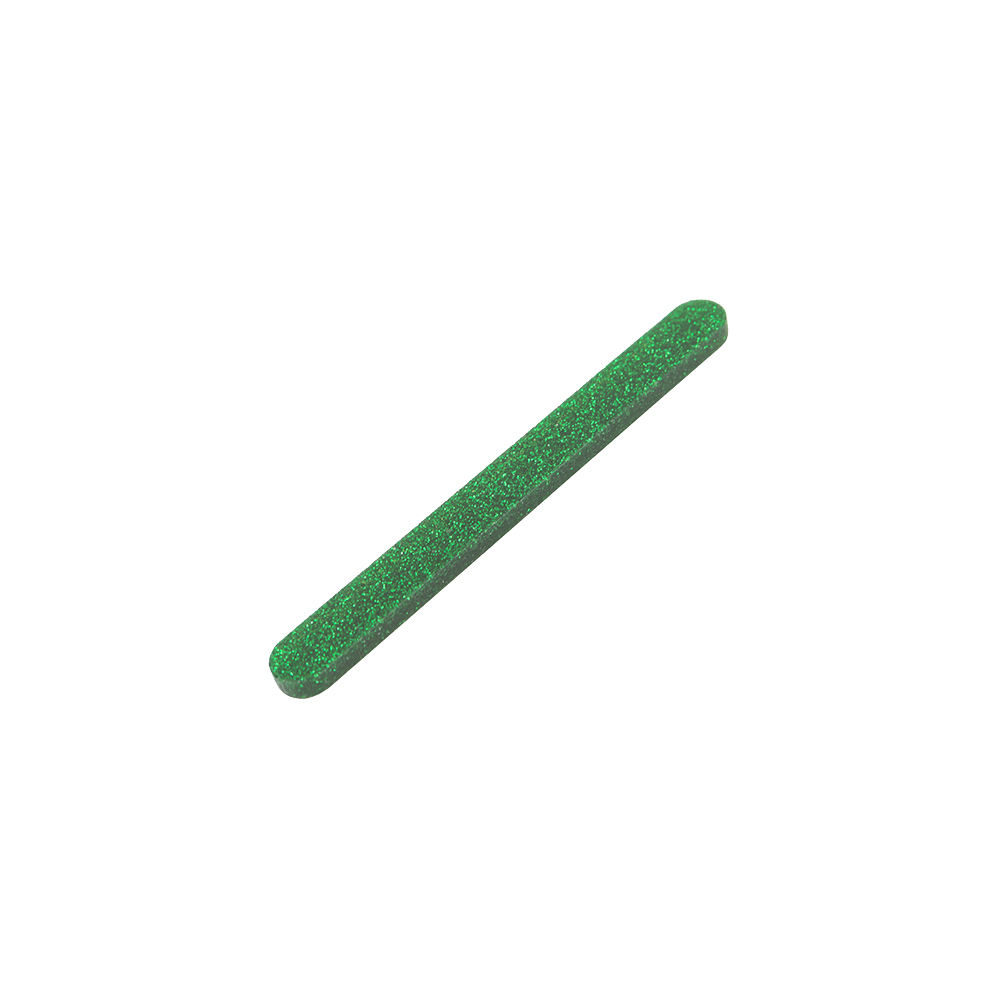 O'Creme Cakesicle Popsicle Green Glitter Acrylic Sticks, 3" - Pack of 50 image 2