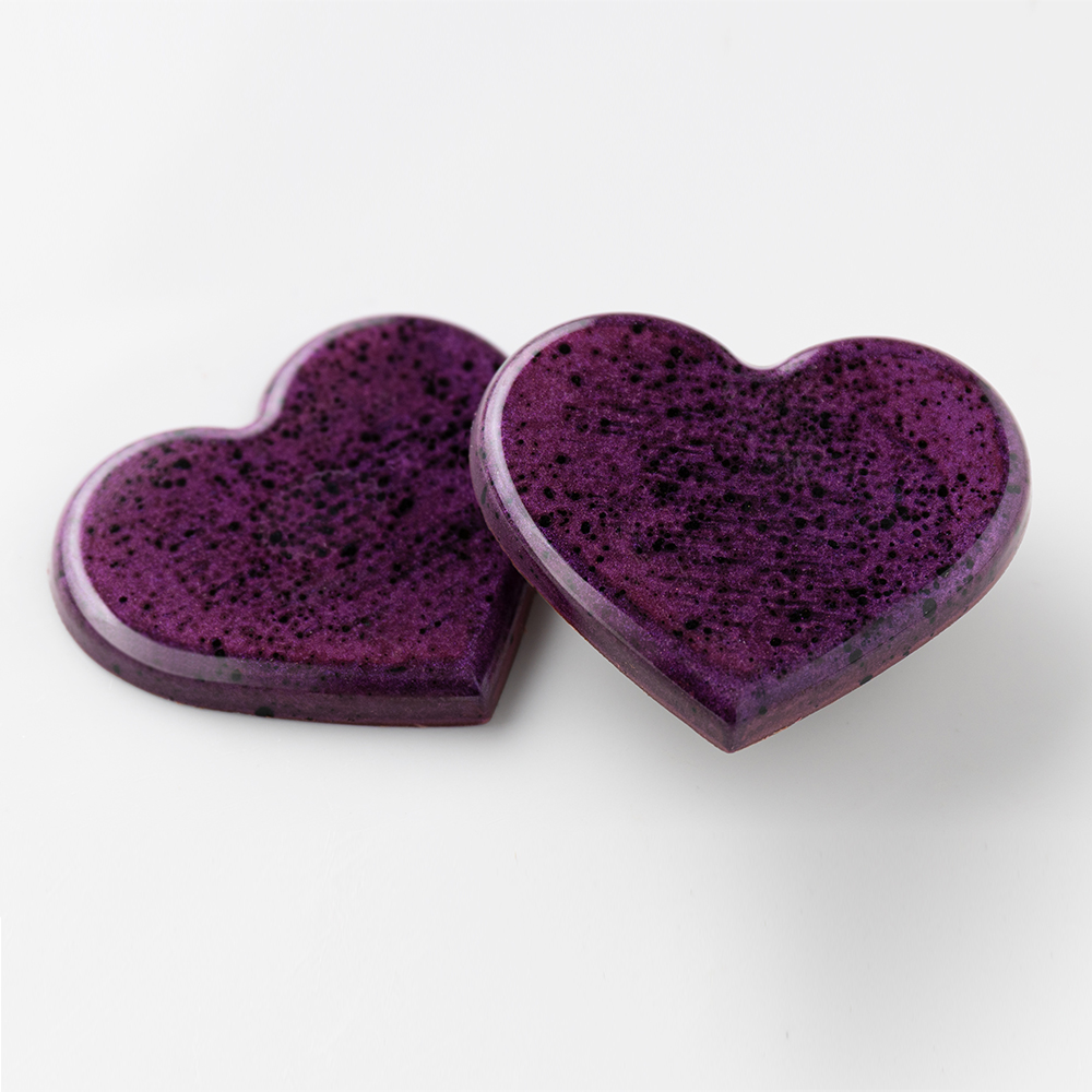 Greyas Polycarbonate Chocolate Mold, Heart by Luis Amado, 12 Cavities image 2