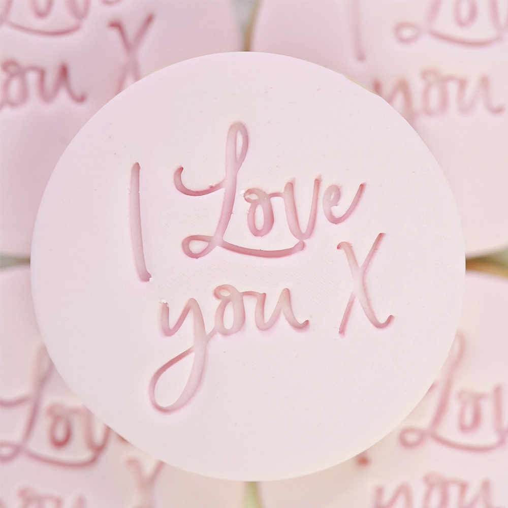 Sweet Stamp 'I Love You' Cookie & Cupcake Embosser image 1