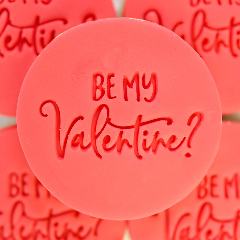 Sweet Stamp 'Be My Valentine' Cookie & Cupcake Embosser image 1