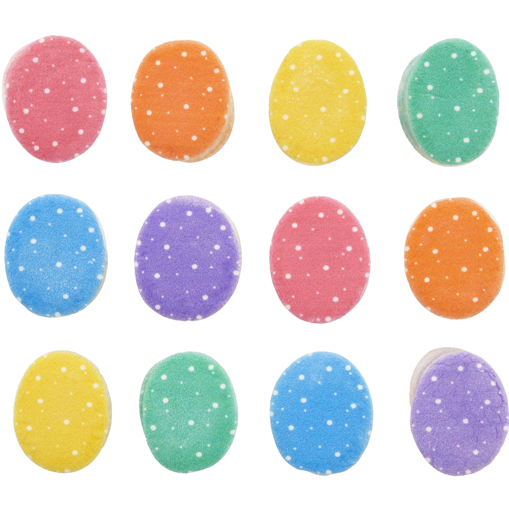 Wilton Marshmallow Egg Toppers, Pack of 12 image 2
