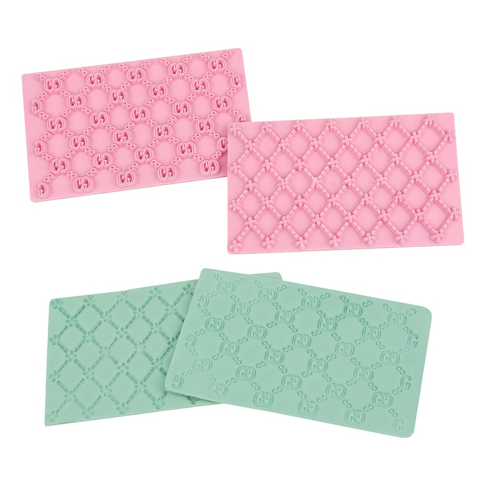 O'Creme Designer Cutter Gucci Stencils - Set of 2 image 1