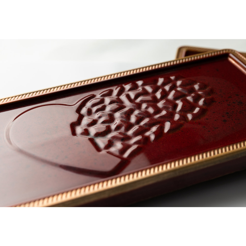 Greyas Polycarbonate Chocolate Mold, Melting Heart Bar by Luis Amado, 3 Cavities image 4