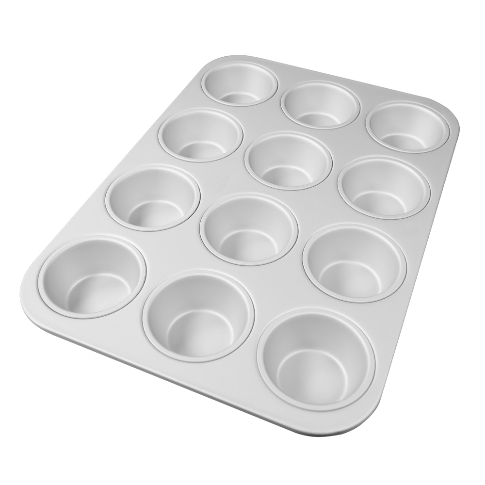 Fat Daddio's Anodized Aluminum 12-Cup Standard Muffin Pan image 1