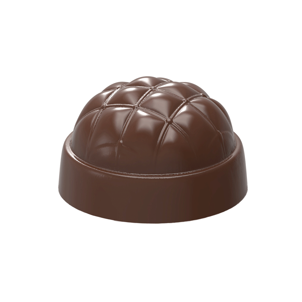 Chocolate World Polycarbonate Chocolate Mold, Chesterfield Praline, 21 Cavities image 1