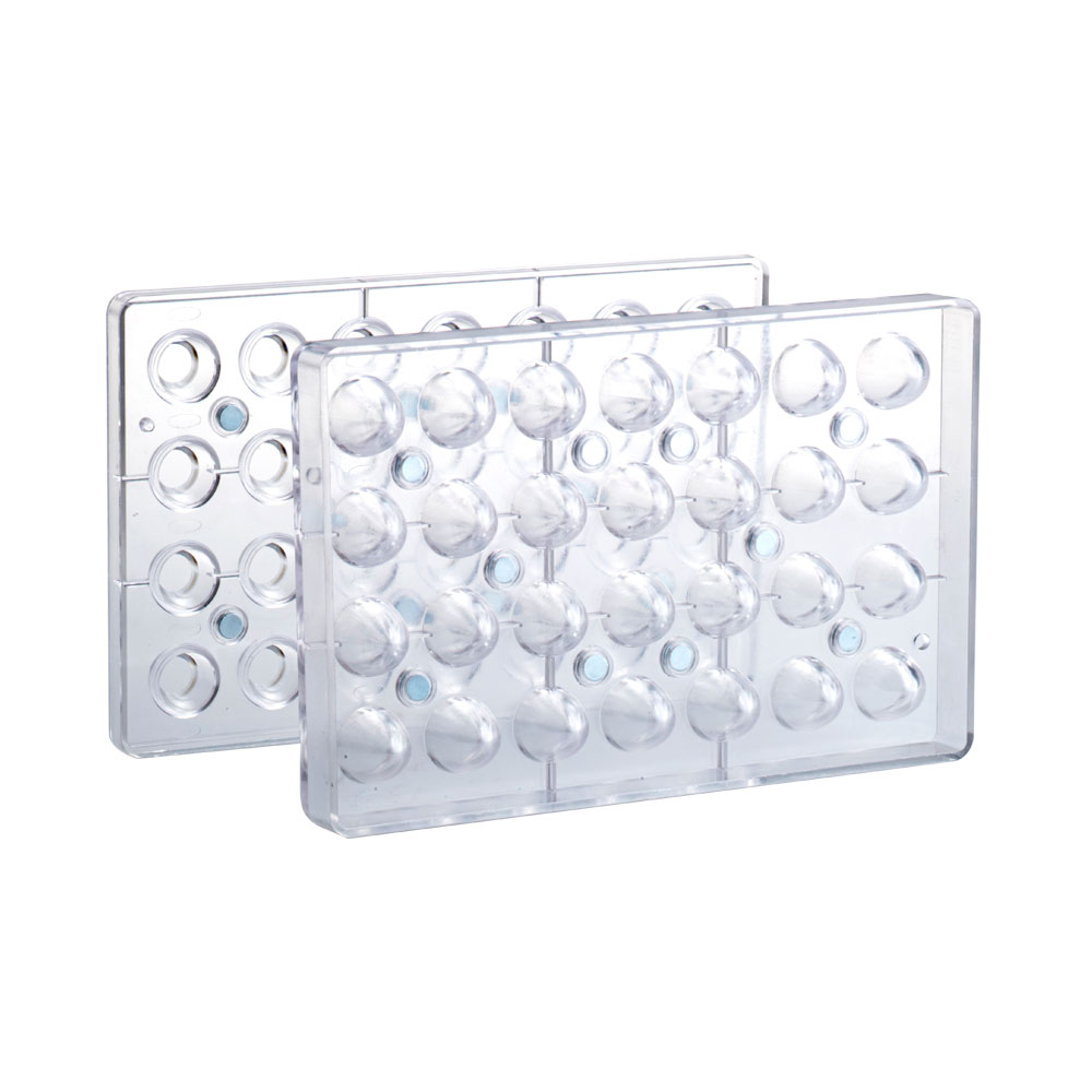 Martellato Polycarbonate 3D Magnetic Chocolate Mold, Egg, 28 Cavities image 1