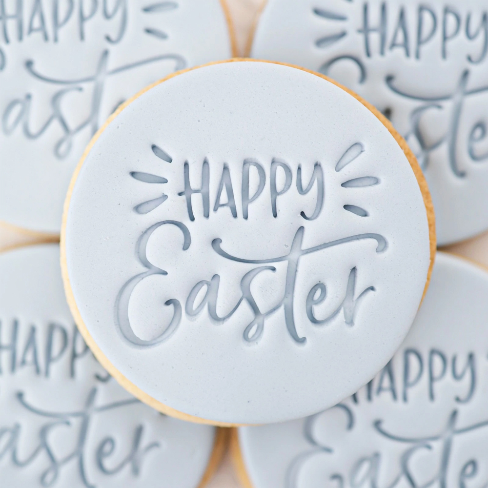 Sweet Stamp 'Happy Easter' Cookie & Cupcake Embosser image 1