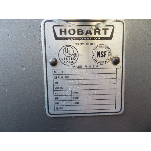 Hobart 60 Quart H600T Mixer, Used Great Condition image 4