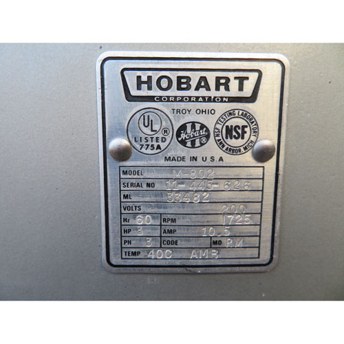 Hobart 80 Quart M802 Mixer, Used Great Condition image 3