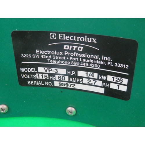 Electrolux VP3 Salad Spinner, Used Great Condition Bakery Machinery