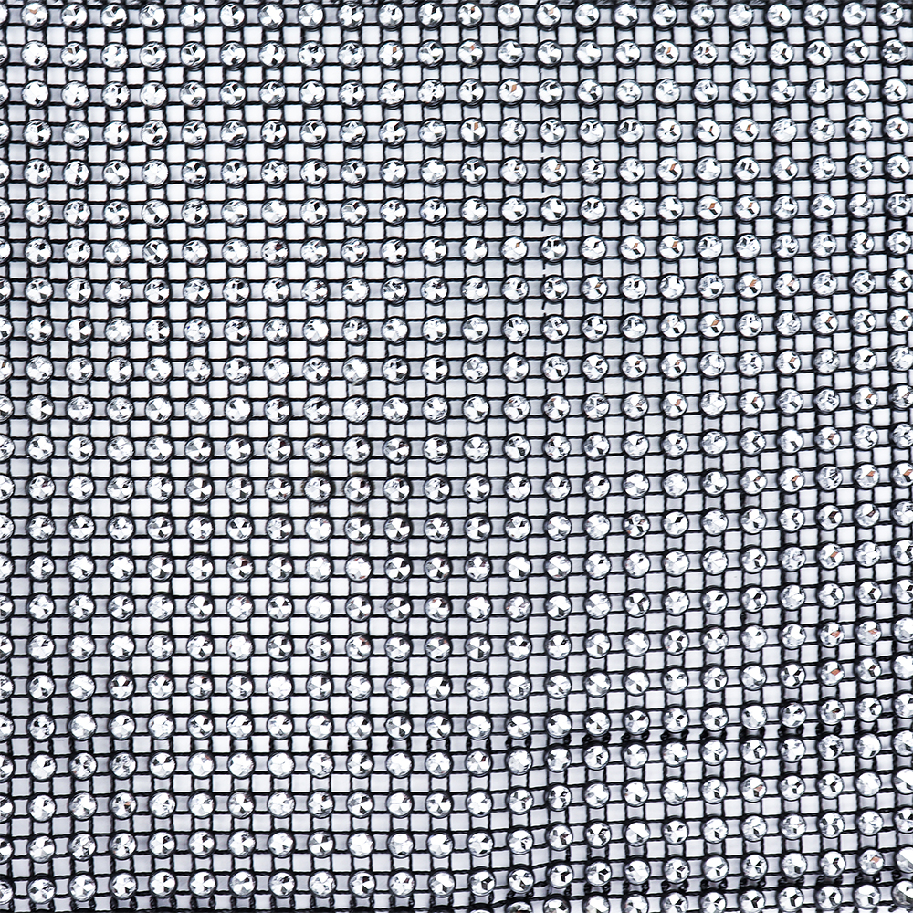 O'Creme Black & Silver Rhinestone Wrap, 4-1/2" x 10 Yards image 1