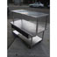 Custom Table S/S With Shelves Used Very Good Condition  image 3