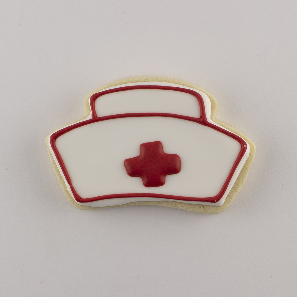 Ann Clark Nurse Hat Cookie Cutter, 4" x 2.25" image 2