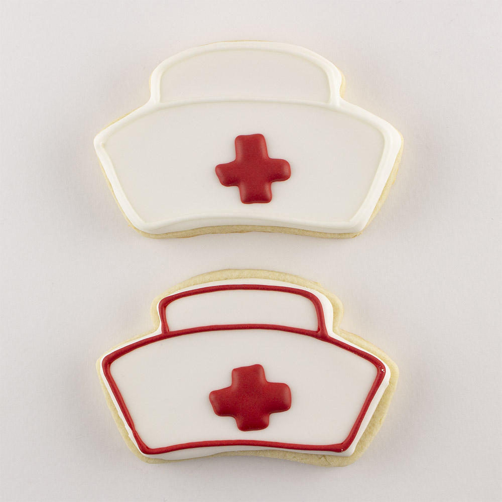 Ann Clark Nurse Hat Cookie Cutter, 4" x 2.25" image 3