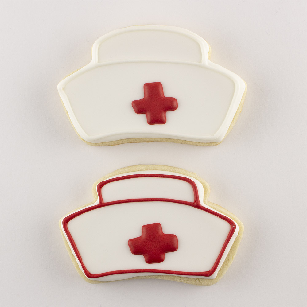 Ann Clark Nurse Hat Cookie Cutter, 4" x 2.25" image 3