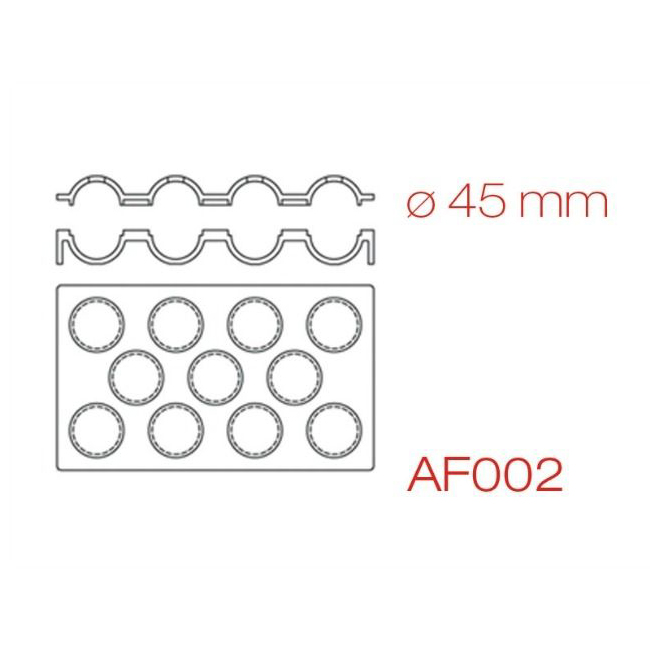 Pavoni Translucent Silicone Sphere Mold Size: 45mm (1-3/4"), 11 Cavities image 9