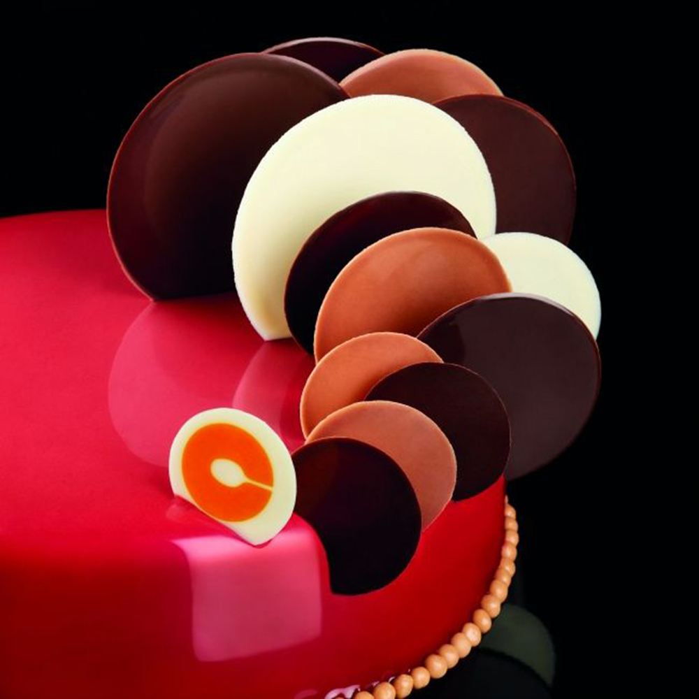 Pavoni Square Rubber Chocolate Chablon, 40mm, 30 Cavities image 2