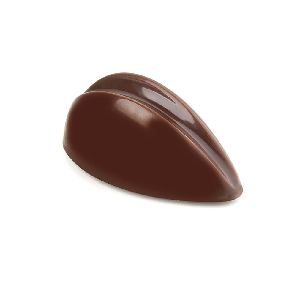 Pavoni Polycarbonate Chocolate Mold, Slitted Teardrop, 21 cavities image 1