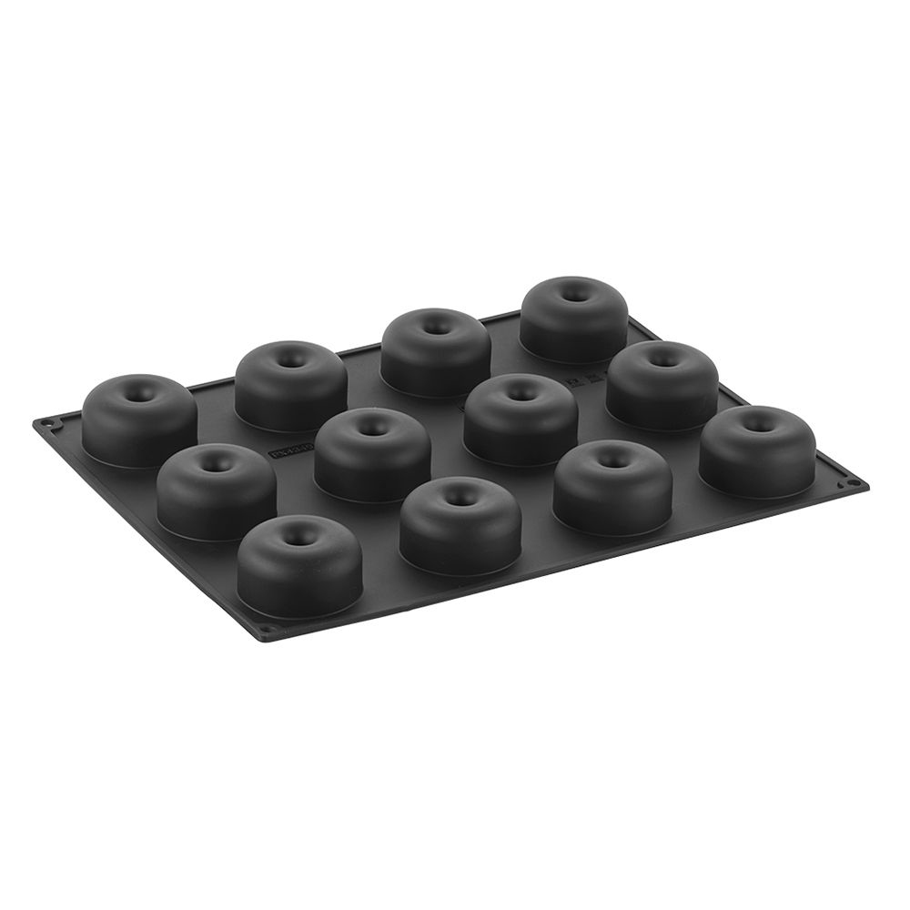 Pavoni Silicone LOOP Mold, 65mm Dia. x 34mm H, 12 Cavities image 1