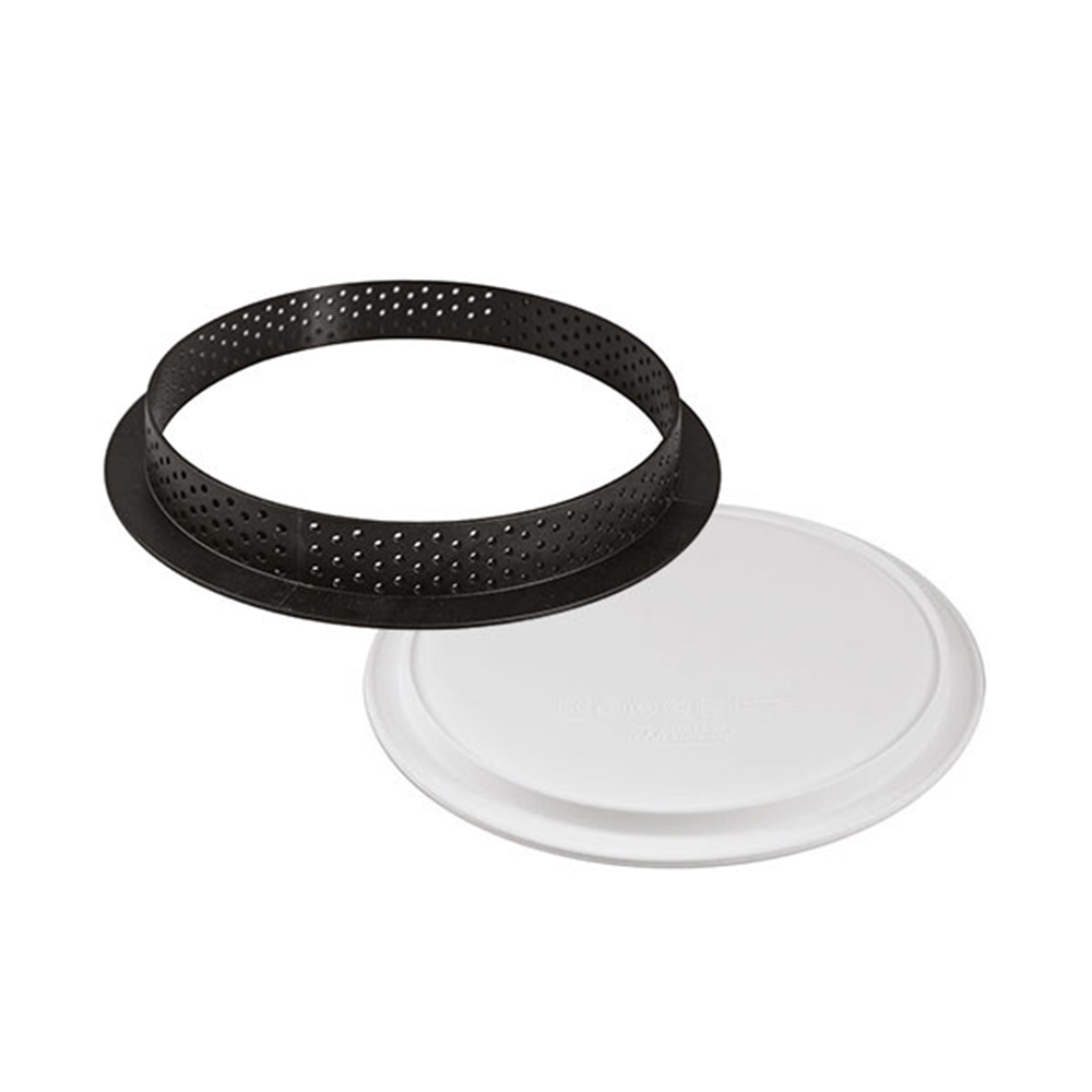 Silikomart 210mm Perforated Black Tarte Ring image 2