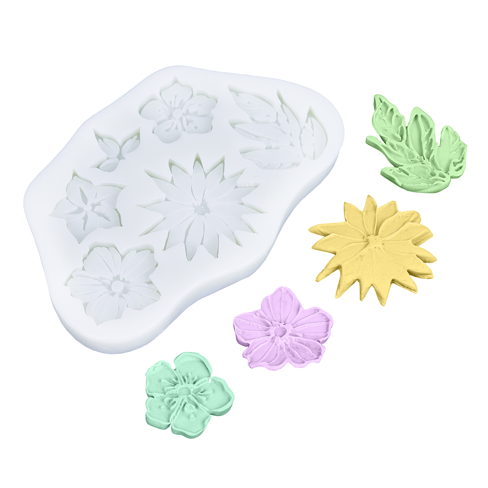 O'Creme Silicone Daisies Fondant Mold image 1