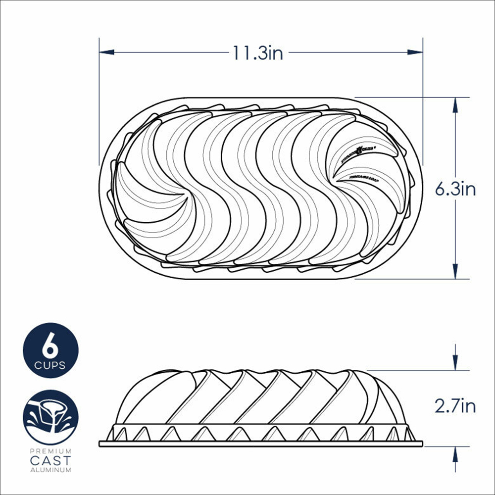 Nordic Ware 90377 Heritage Loaf Pan image 6