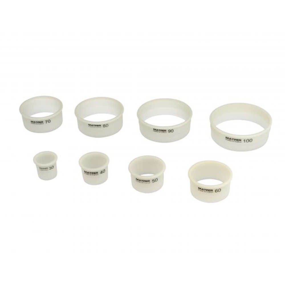 Matfer Exoglass Cutters Plain Round 8-Piece Set image 6