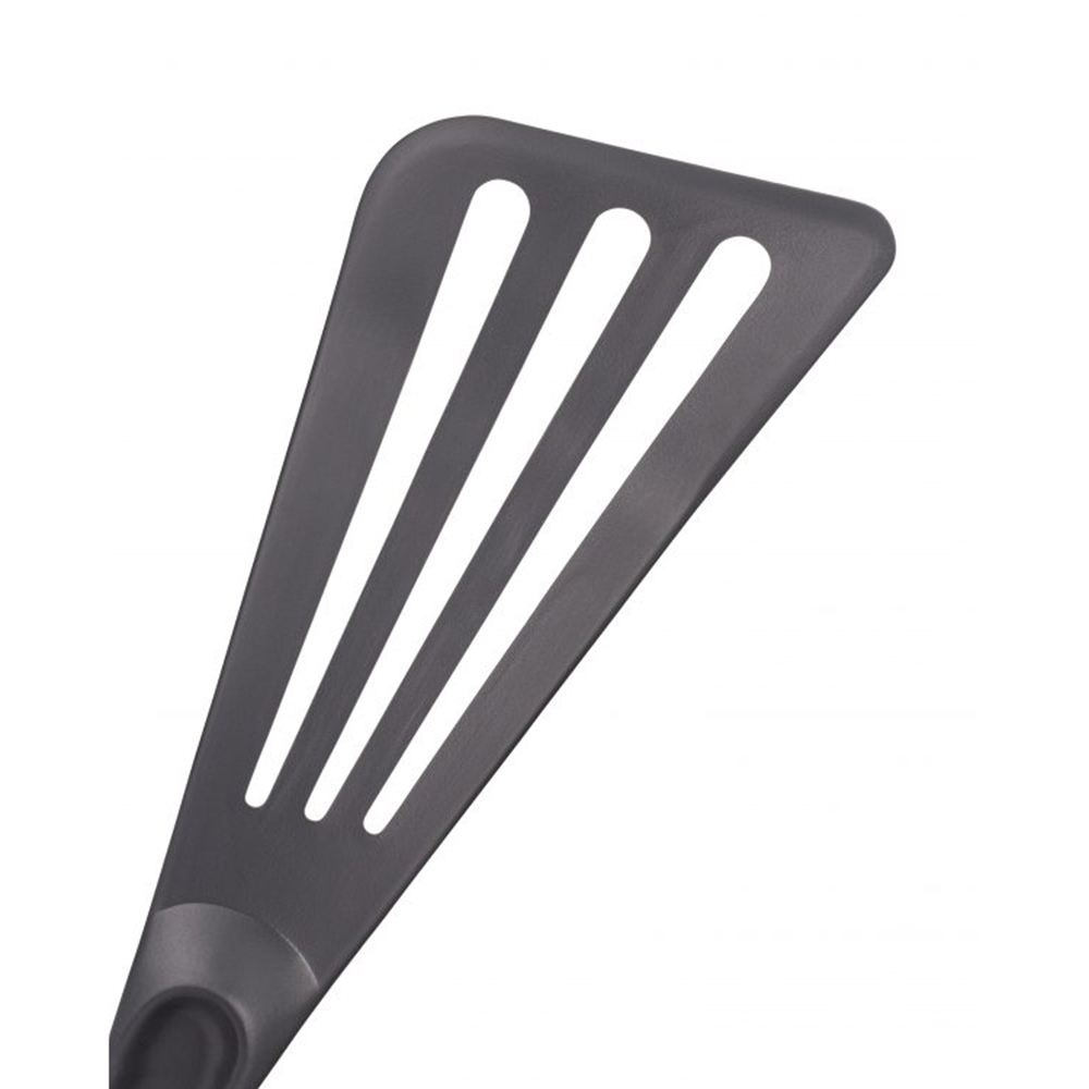 Matfer 12" Slotted Gray Pelton Spatula  image 3