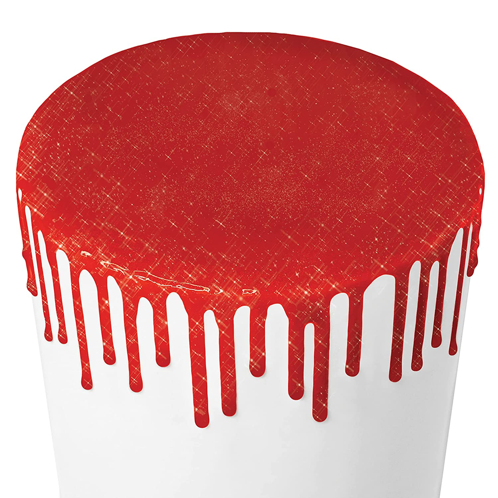 Satin Ice Red Glitter Glaze, 10 oz. image 2