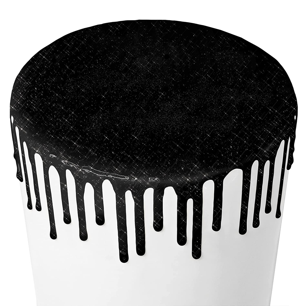 Satin Ice Black Glitter Glaze, 10 oz. image 2