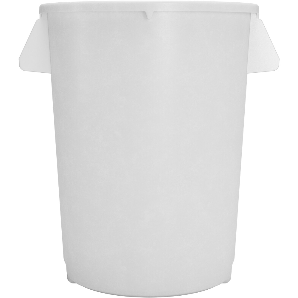 Carlisle Bronco White Round Waste Container, 20 Gallon image 1