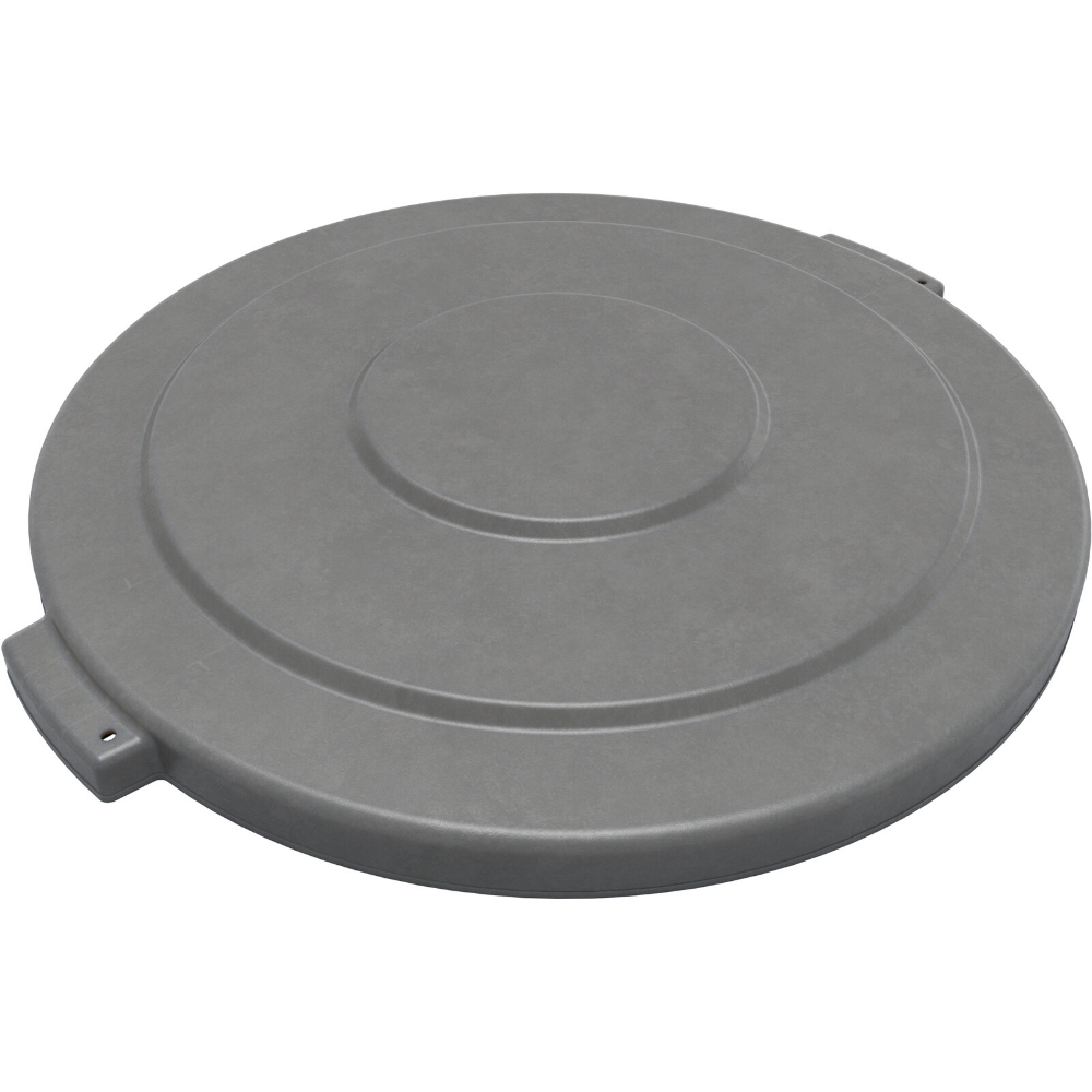 Carlisle Bronco Round Gray Lid for 20 Gallon Waste Container image 1