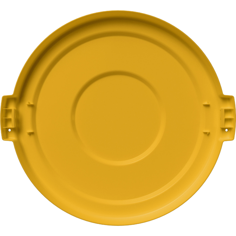 Carlisle Bronco Round Yellow Lid for 32 Gallon Waste Container image 2